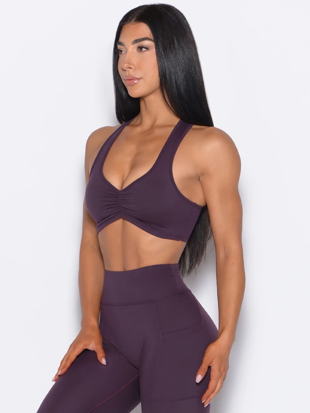 Bombshell sportswear scrunch tank bra